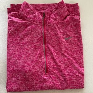 Nike Dri Fit Pink Pullover sweatshirt women’s athletic clothes XL running wear